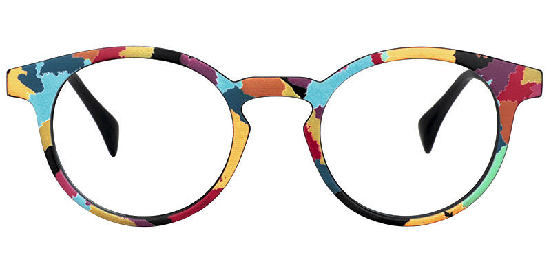 Minnie - Oval Multicolored Eyeglasses