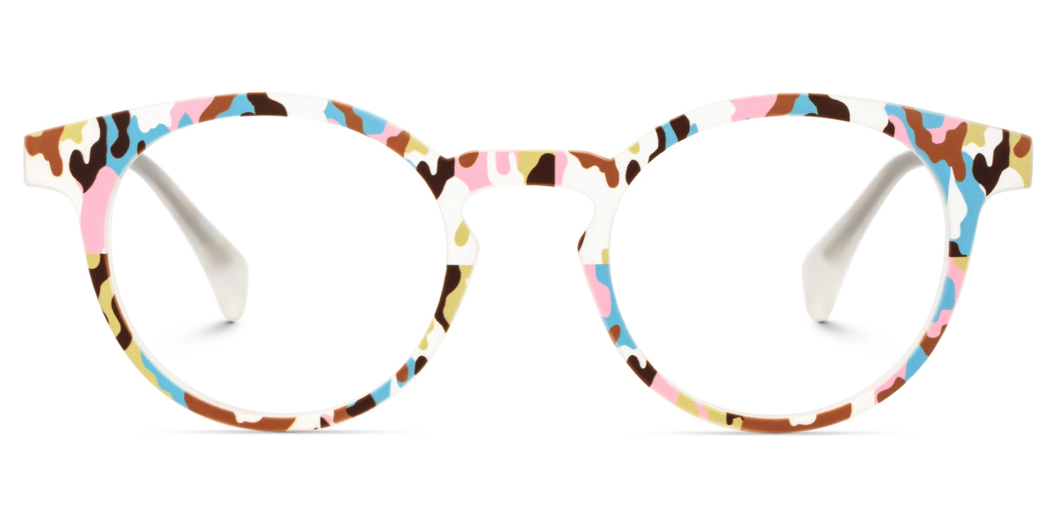 Minnie - Round Multicolor Eyeglasses